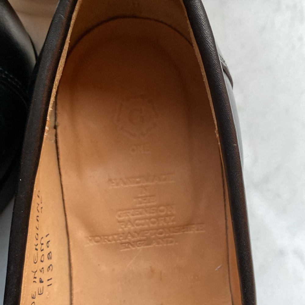 Grenson Black Leather Loafers - Picture 3 of 14